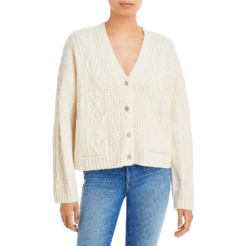 Rails Womens Bixby Wool Jeweled Buttons Cardigan Sweater