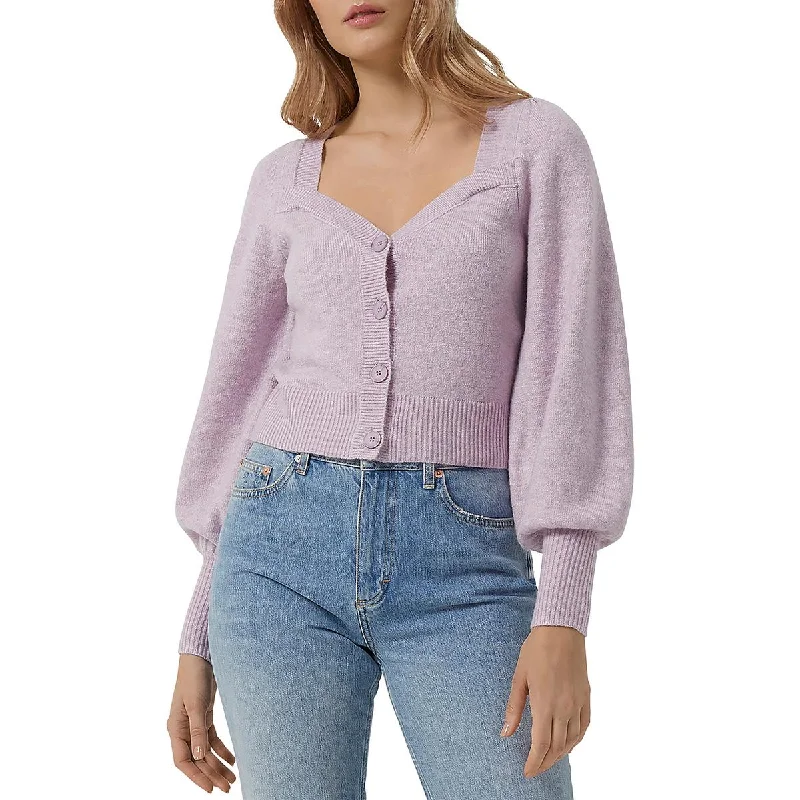 French Connection Womens Wool Knit Cardigan Sweater