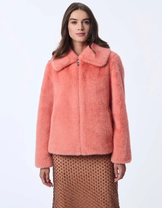 Light Dressing Perfectly Posh Faux Fur Jacket