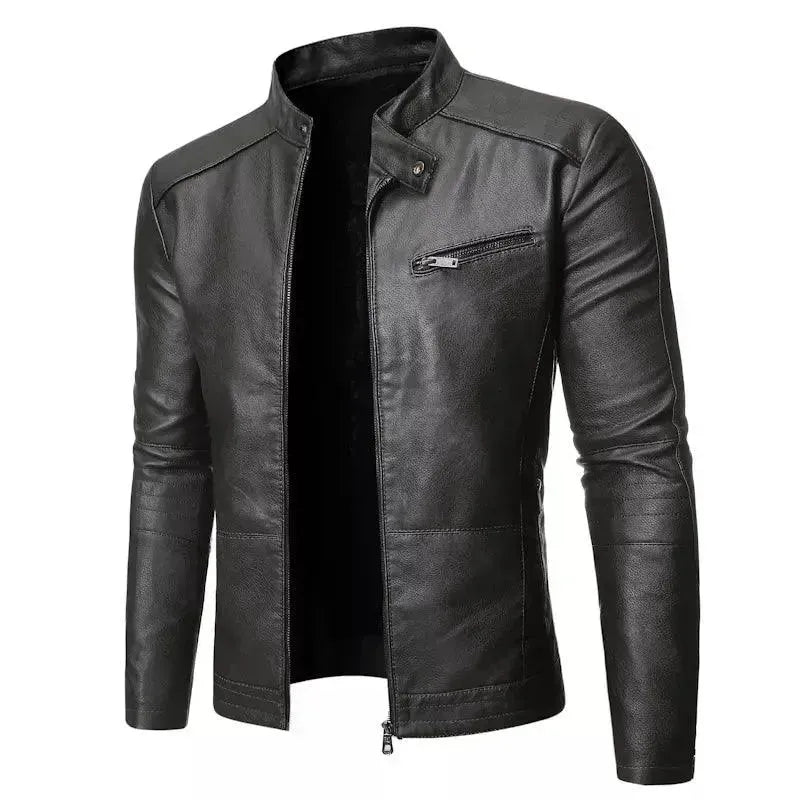Soft Tops Slim Fit Motorcycle Jacket for Men