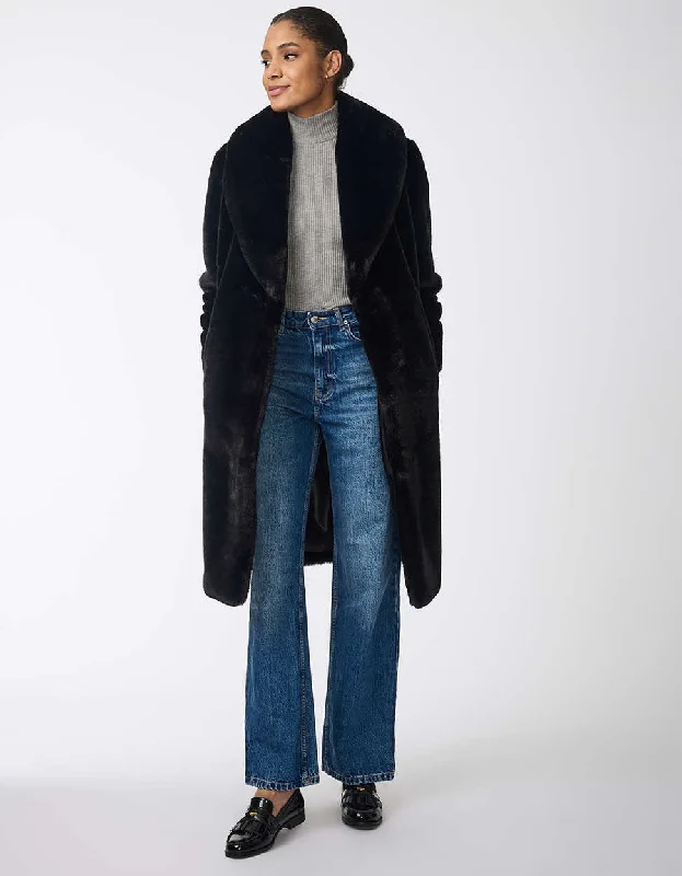 Cozy Footwear Haven Fur Coat