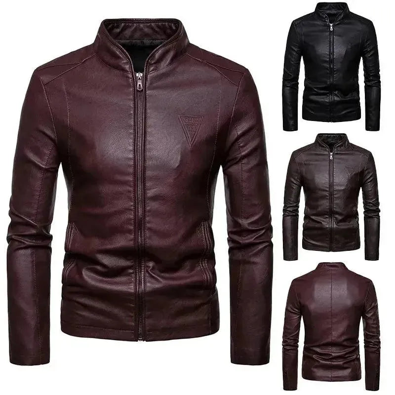 Classic Comfort Urban Edge Slim Fit Leather Jacket