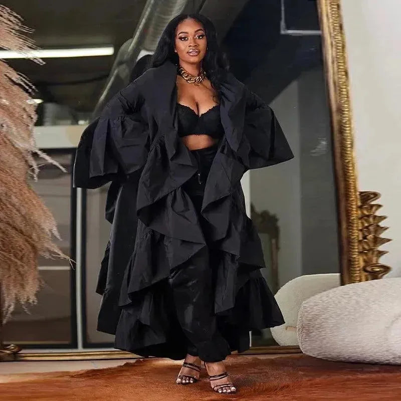 Relaxed Chic Loose Fit Women's Duster Coat