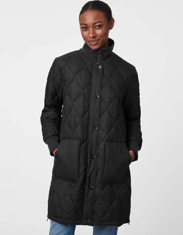 Stylish Jackets Diamond Stitch Quilted Puffer Jacket