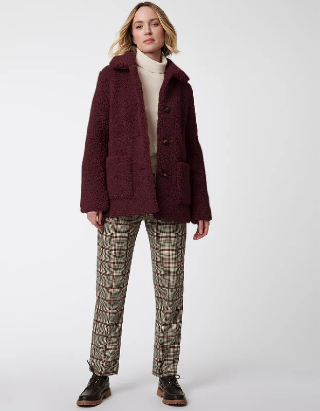 Comfy Dress Teddy Vegan Fur Jacket