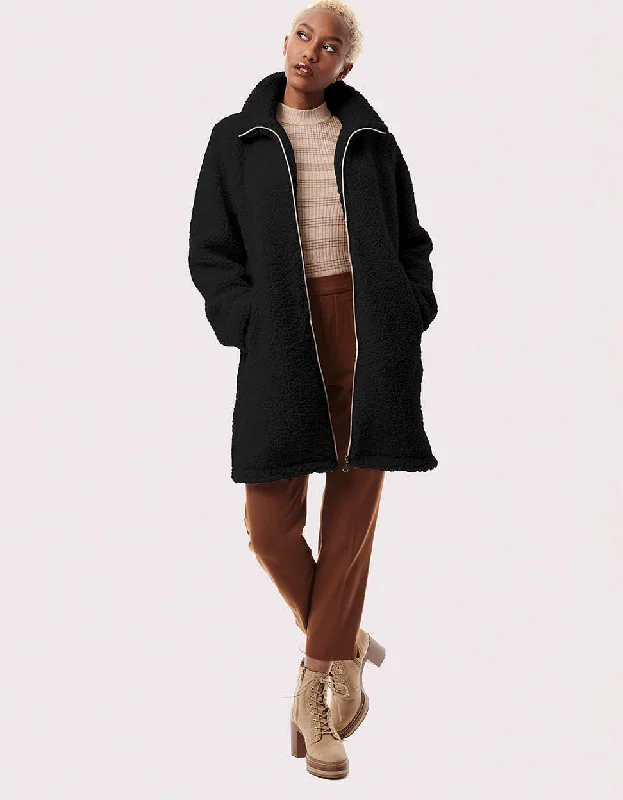 Light Comfort Teddy Touch Vegan Fur Coat
