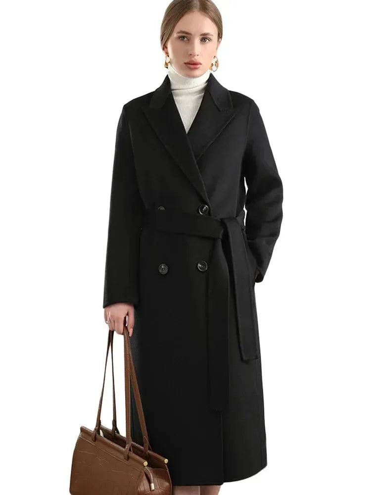 Cozy Sweaters Women's Winter Wool Wrap Coat
