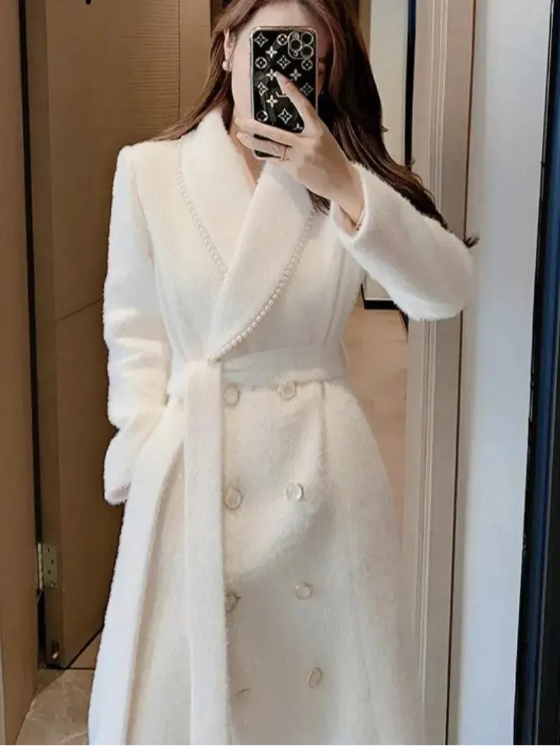 Comfortable Fashion Chic Women's Woolen Wrap Coat