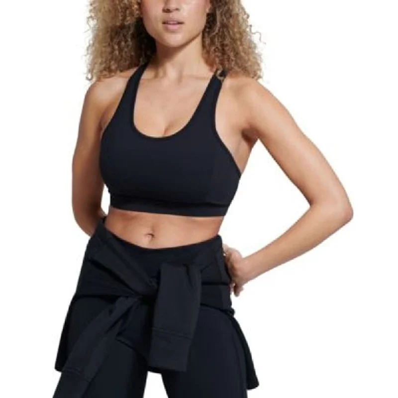Short Design Bass Outdoor Women's Benton Po Back Pocket Sports Bra Black Size Small