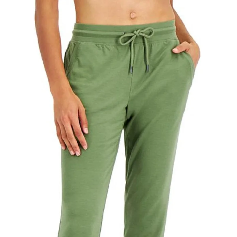 Fashionable Inner Wear Id Ideology Women's Slim Leg Jogger Pants Green Size Medium