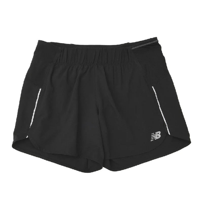 Comfy Chic New Balance - Women's Impact Run 5 Inch Shorts (WS21268 BK)