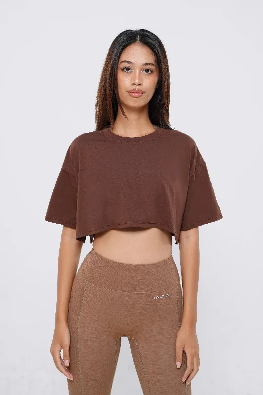 Ethnic Style Squad Short Sleeve Crop Tank