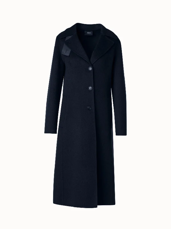 Soft Layers Cashmere Double-Face Blazer Coat