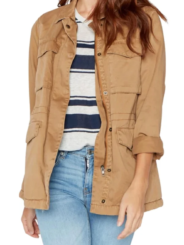 Cozy Fashion Trends Drifting Slowly Jacket In Tan