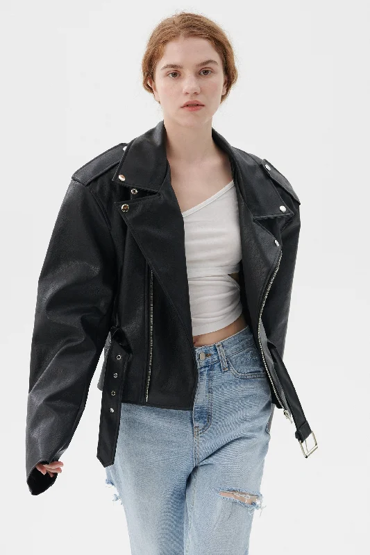 Casual And Casual Megan Oversized Rider Jacket
