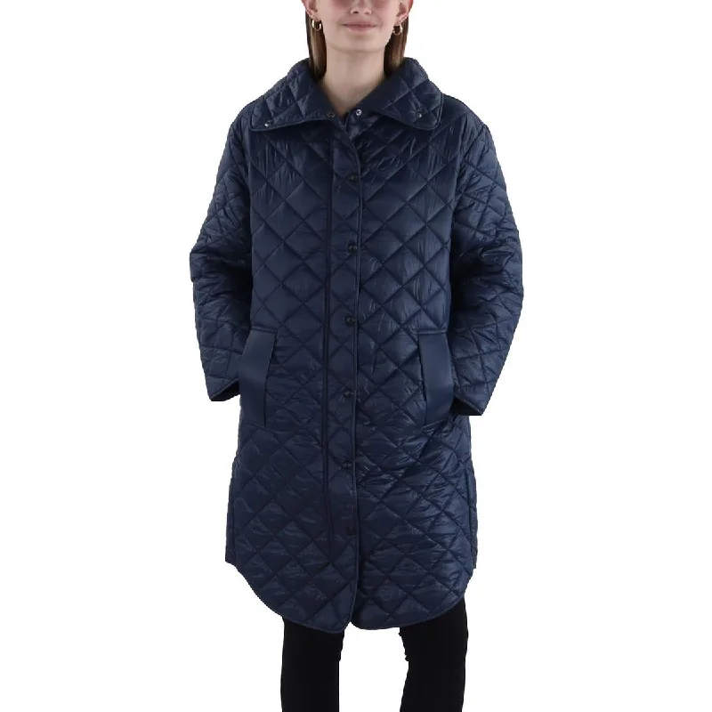 Cozy Outerwear Sam Edelman Womens Quilted Long Quilted Coat