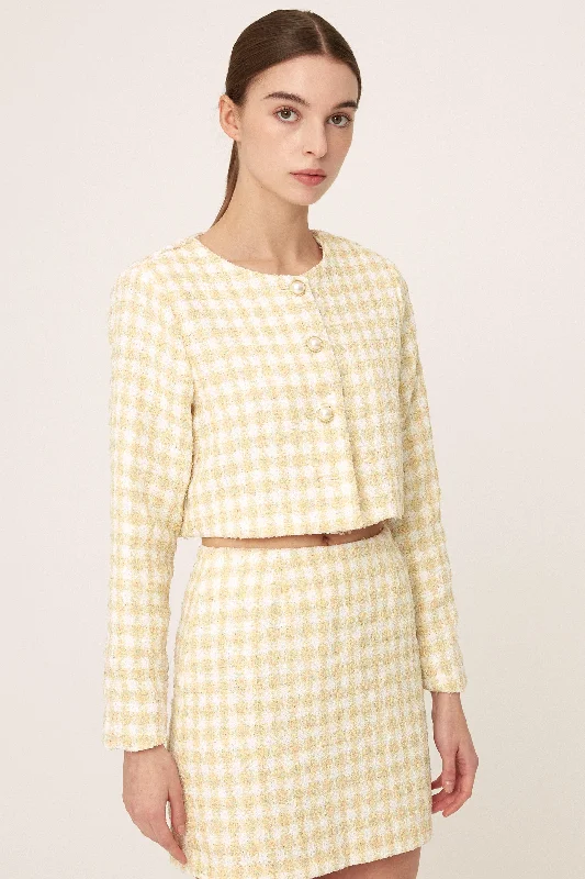 Chic Relaxation Sophia Tweed Jacket