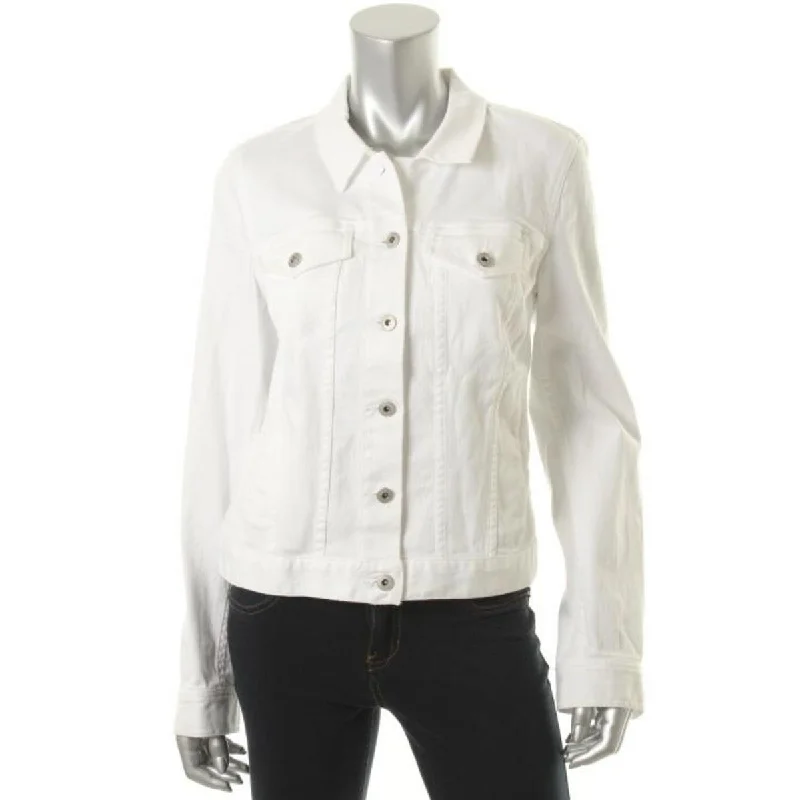 Urban Sense Vince Camuto Womens Cotton Stretch Denim Jacket