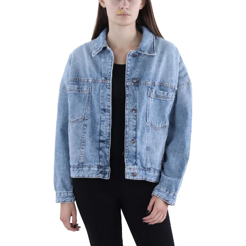 Elegant And Casual We The Free Womens Trucker Utility Denim Jacket