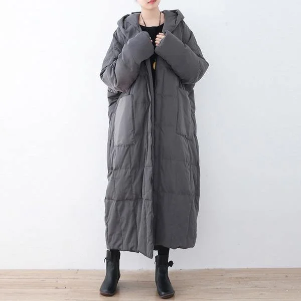 Relaxed Dresses Winter New Plus Size Women Clothing Pockets High Quality Coats