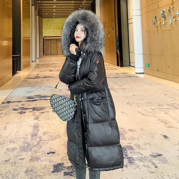 Free Design Winter Women's Plus Size Thicken Parka Female Cotton-Padded Clothes Hooded Fur Jacket Free Design Winter Women's Plus Size Thicken Parka Female Cotton-Padded Clothes Hooded Fur Jacket