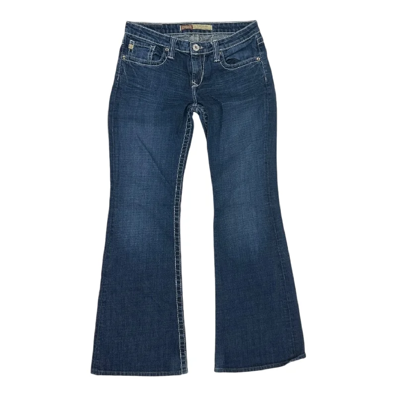 Jeans Flared By Big Star In Blue Denim, Size:10