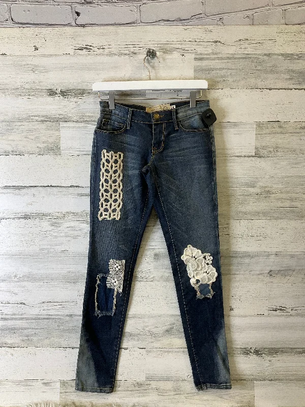 Comfortable Jeans Jeans Skinny By Free People In Blue Denim, Size: 0