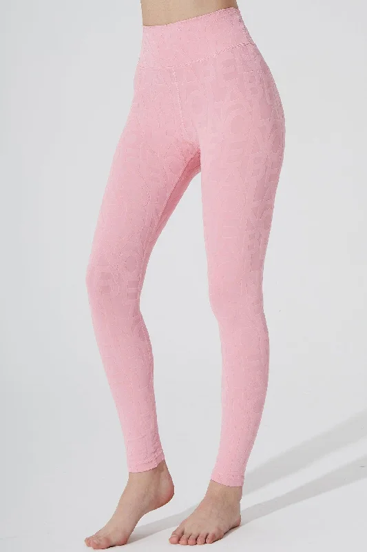 Classic Déese Fleur Legging 3D - Powder Pink