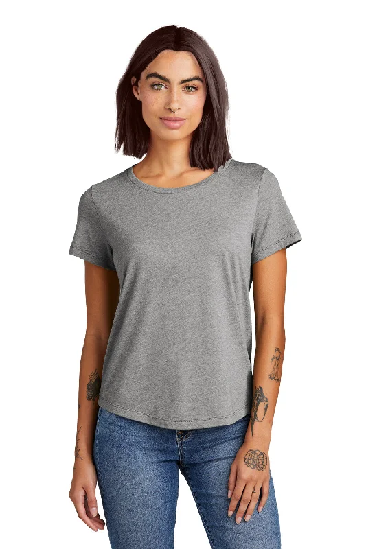 Allmade Womens Short Sleeve Scoop Neck T Shirt - Aluminum Grey