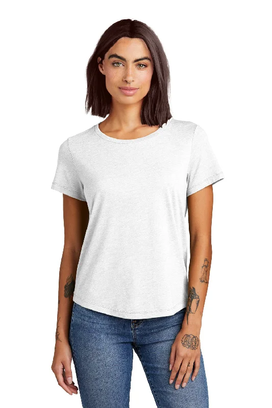 Allmade Womens Short Sleeve Scoop Neck T Shirt - Fairly White