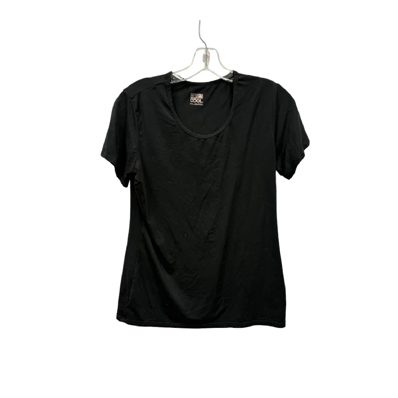 Athletic Top Ss By 32 Degrees In Black, Size:L