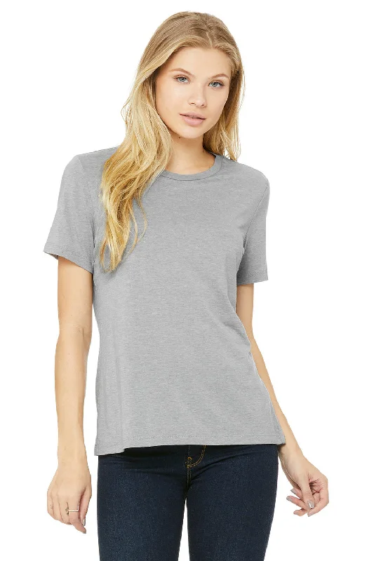 Bella + Canvas Womens Short Sleeve Crewneck T-Shirt - Athletic Grey