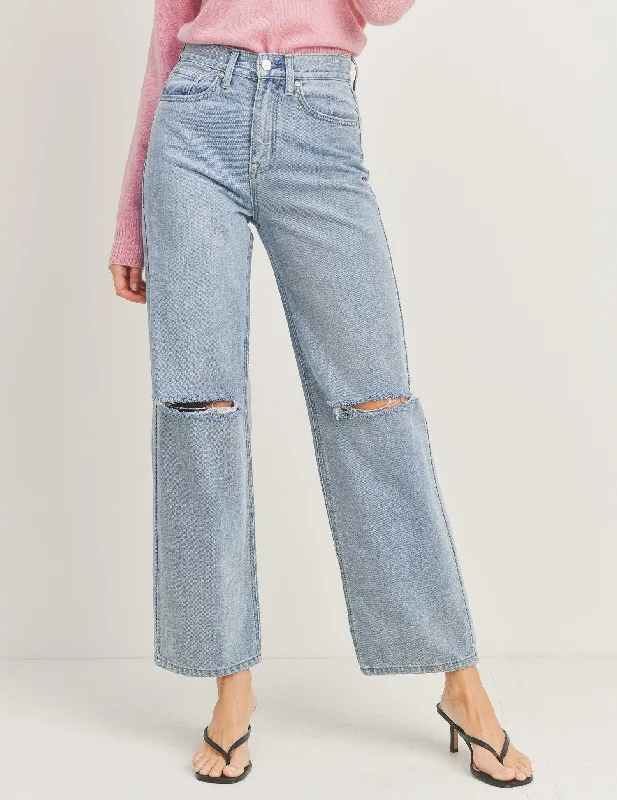 Marin Slit Knee Skater Jeans