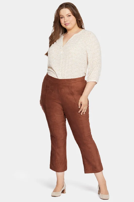 Slim Bootcut Pull-On Pants In Plus Size - Coffee Bean