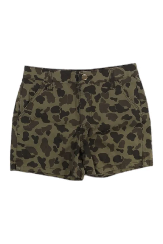 Retro Fashion Carhartt Girls' CG Camo Ripstop Short