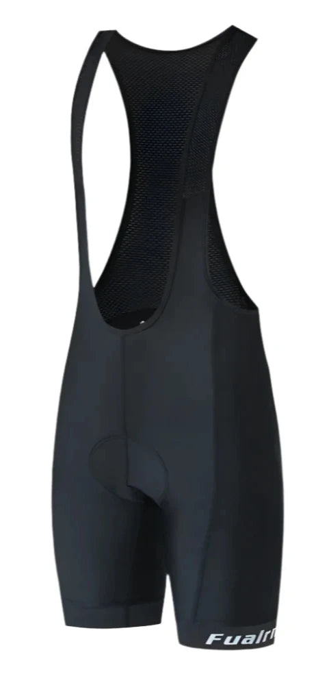 High-end Design Fualrny Whole Black Bicycle Bib Shorts Men Outdoor Wear Bike Cycling 4D Coolmax Gel Padded Riding Bib Shorts Cycling Bib Shorts